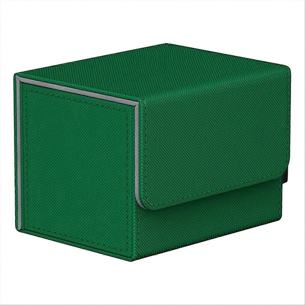 100+ Trading Card Deck Box Game Card Case Protector Green