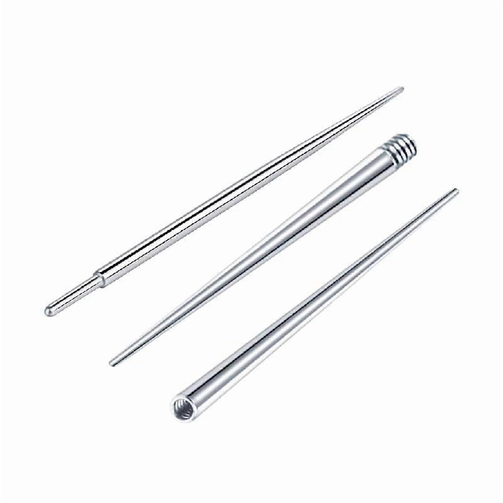 3Pcs Versatile Piercing Assistant Tool for Ear Tongue Body Insertion Taper Set