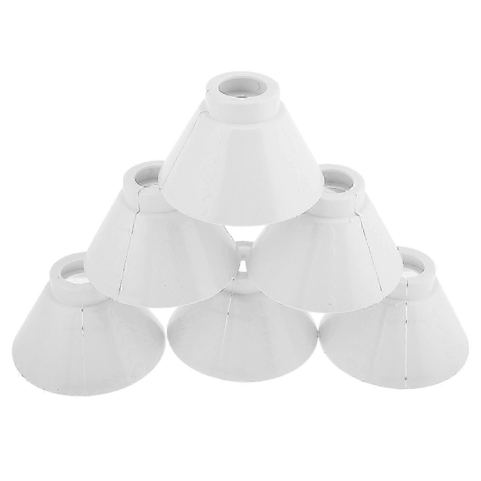 Lamp Shade Replacement | Compatible with Pendant Light | Plastic | 6 Pairs
