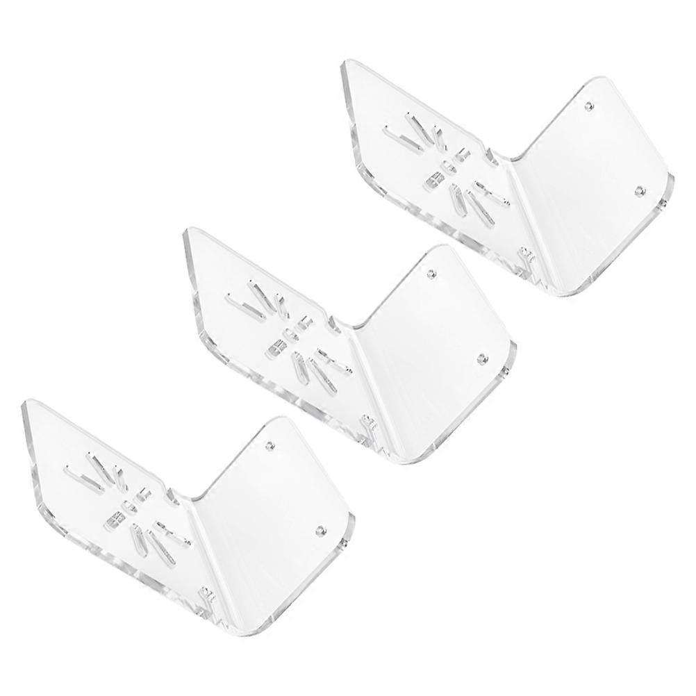 Acrylic Camera Bracket Wall Camera Shelf for Security Use 3Pcs Set