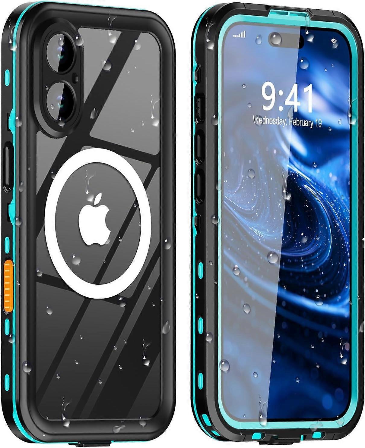 Waterproof Case Supporting Wireless Charging Compatible with iPhone 17 (2025)