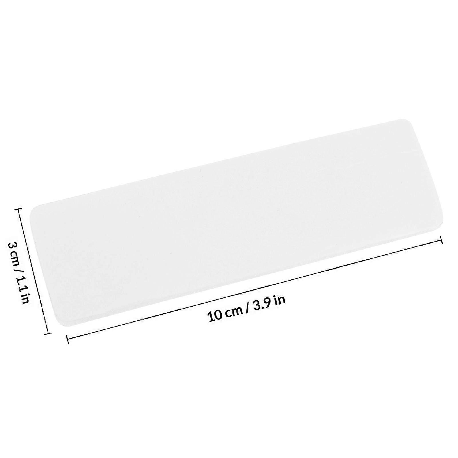 Hook and Loop Strip Fasteners Back Adhesive for Home 16Pcs White Material