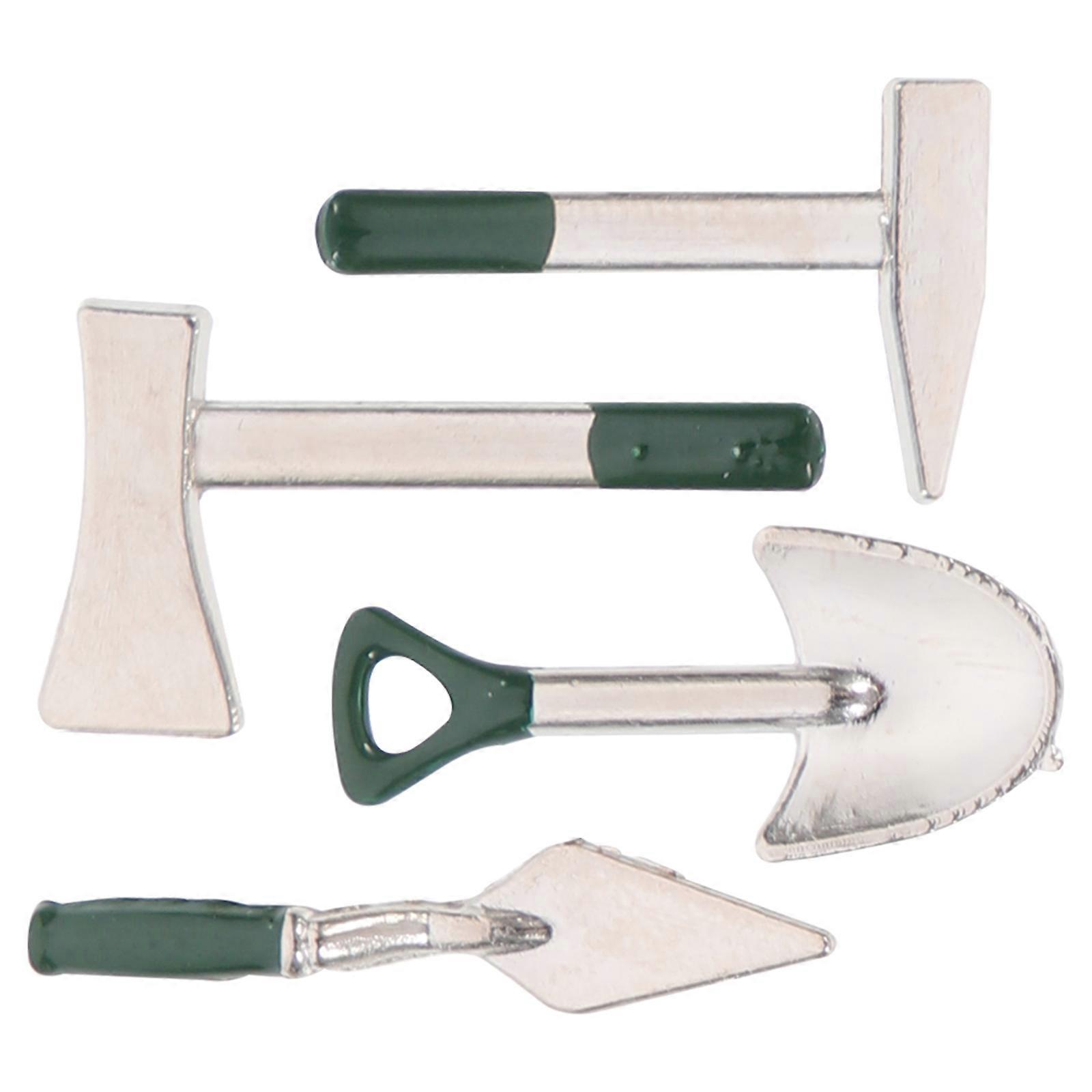 Mini Gardening Tools Simulation Models for Kids 4Pcs Set Assorted Color