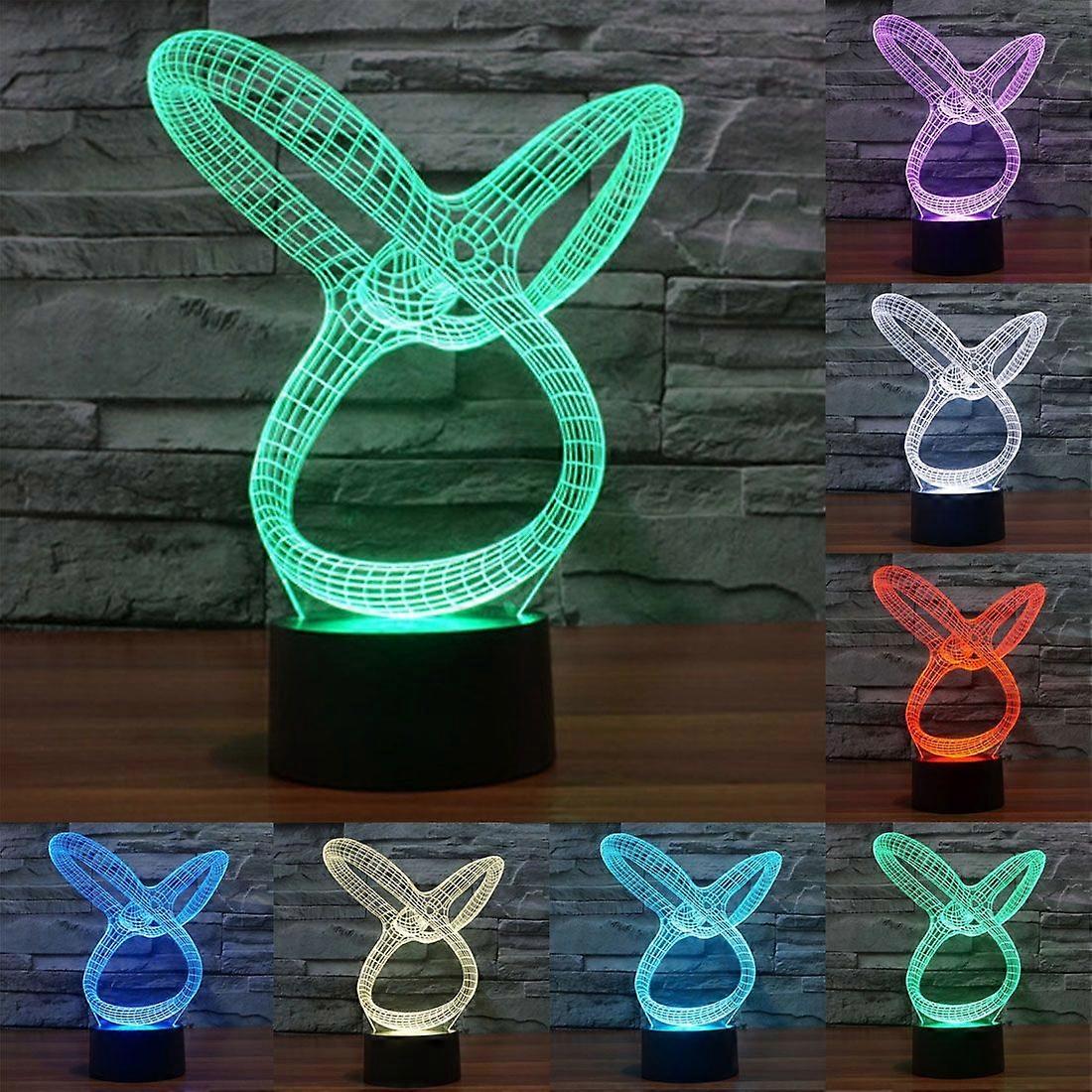 7-Colors 3D Acrylic LED Night Light