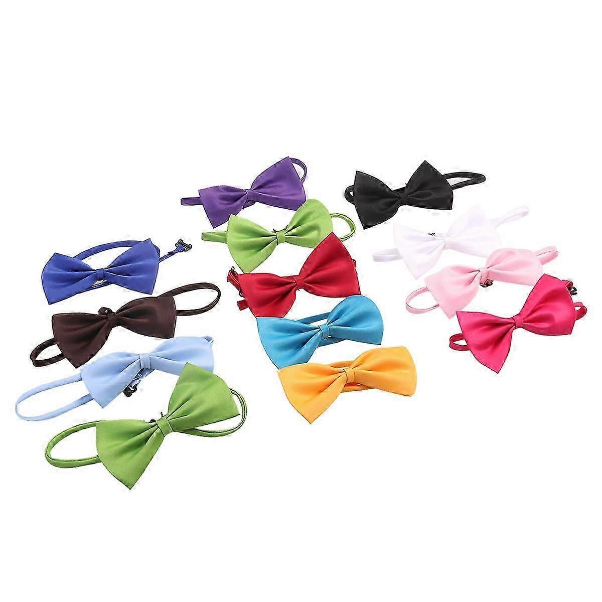 Assorted Color Bow Ties for Men Adjustable 20Pcs Wedding Essentials