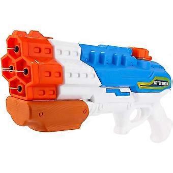Water Gun Soaker 4 Nozzles Water Gun Large Capacity 1200CC Water Gun 30ft Water Gun Water Battle Summer Toy Outdoor Swimming Pool Beach