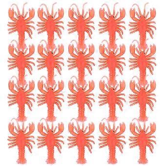 20pcs Vivid Lobster Models Kid Cognitive Toys Cartoon Early Educational Toys