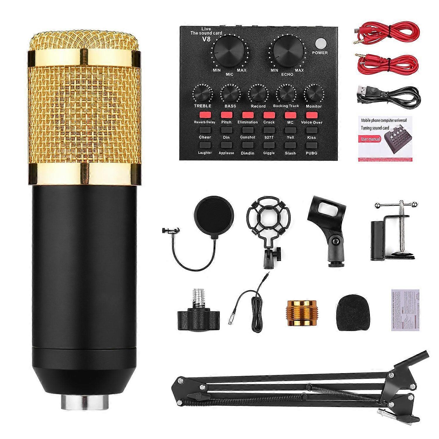 Broadcasting Studio Recording Kondensatormikrofon Kit