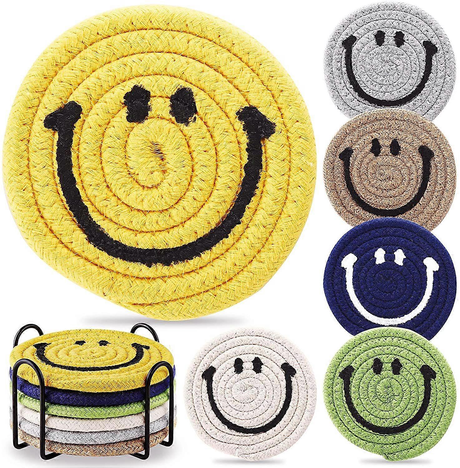 Funny Coasters, 6 Pcs Handmade Coasters