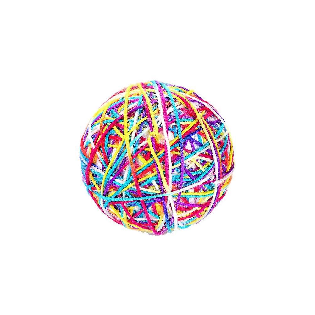 Pet Interactive Toy Cat Balls for Chewing 2Pcs Playful Kitten Exercise Set