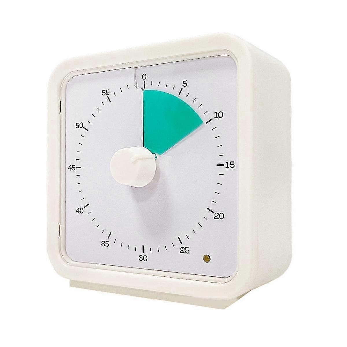 60-Minute Visual Timer for Kids, Time Management Tool Study Classroom Timer, Pomodoro Timer with Silent Operation Green