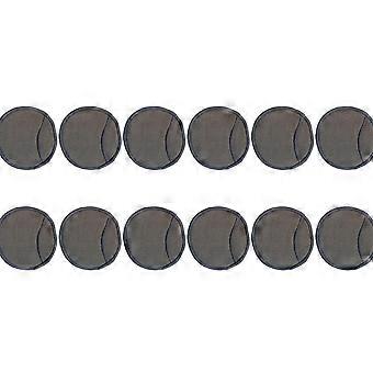 Bamboo Fiber Makeup Remover Pads for Face Washing 14Pcs Reusable Black