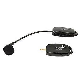 Microfone Erhu 2.4G sem fio, anti-interferência, plug and play, com redução de ruído, compatível com violino e outros instrumentos.