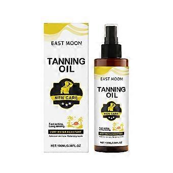 Men's Tanning Spray, 2 Pieces, Refreshing, Moisturizing, Non-greasy, Light and Breathable for Daily Care