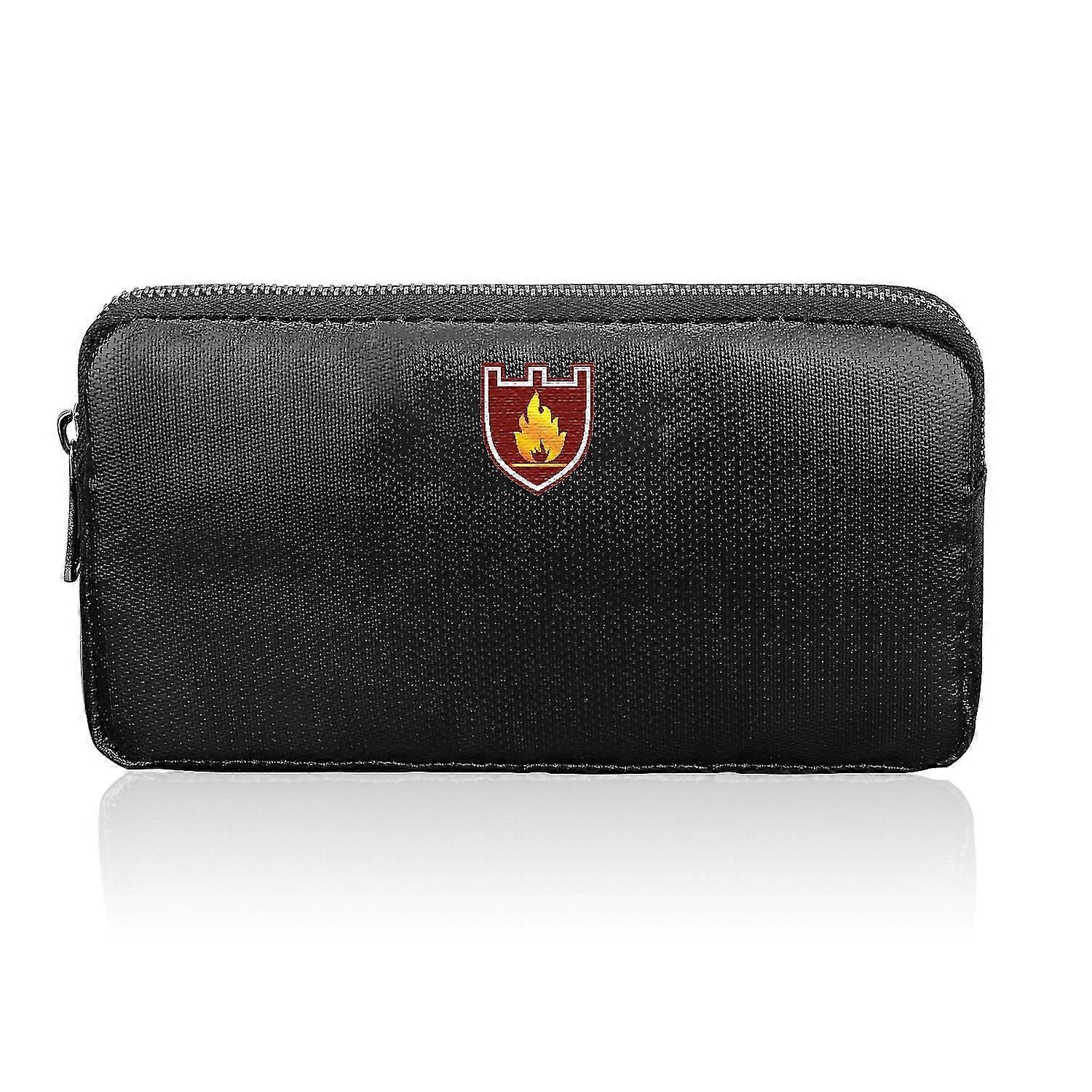 Fireproof Safe Document Bag Case2pcs-black