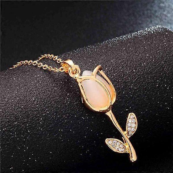 Colar de Tulipa Glamour da Moda