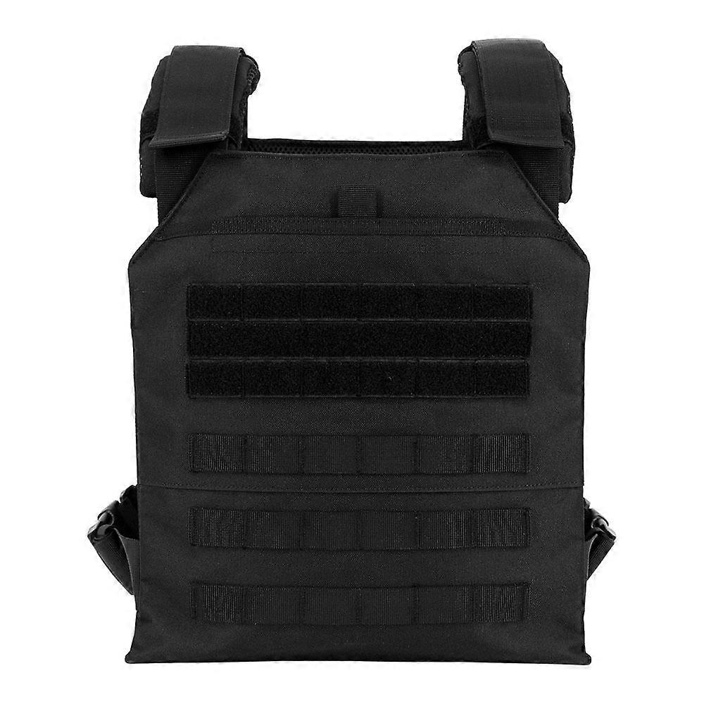 Adjustable Weighted Training Vest Durable Utility Black