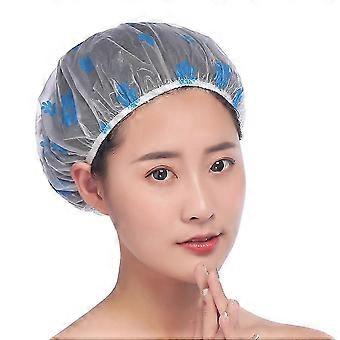 Waterproof Shower Cap for Shower 20Pcs Fashion Printed Bath Hair Cover