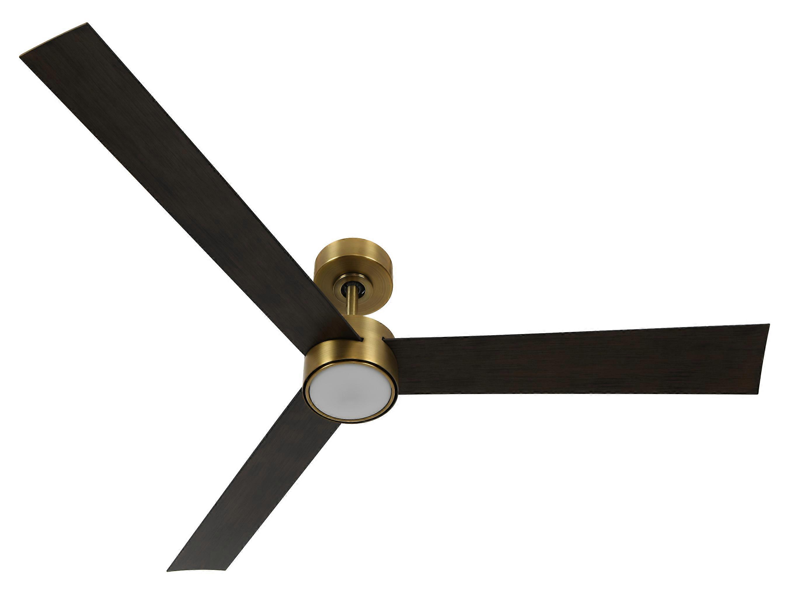 DC Deckenventilator Climate IV Messing mit LED