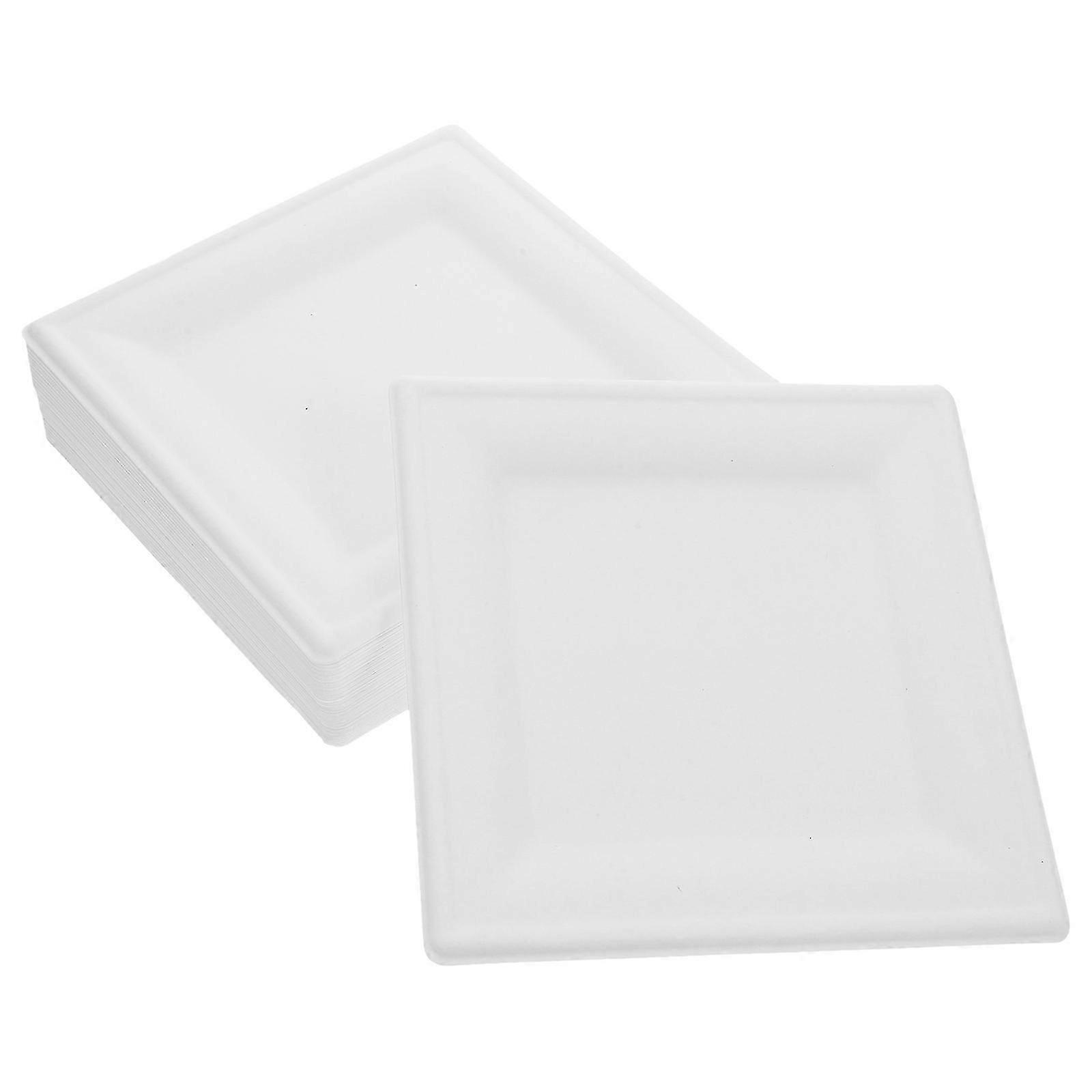 Paper for Party Use White 50Pcs Set