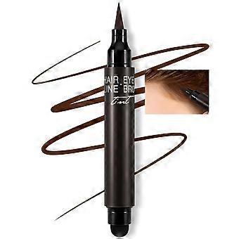 Hairline Touch Up Stick 2 in 1 Waterproof Formula Dual-Ended Eyebrow Pencil Red Brown
