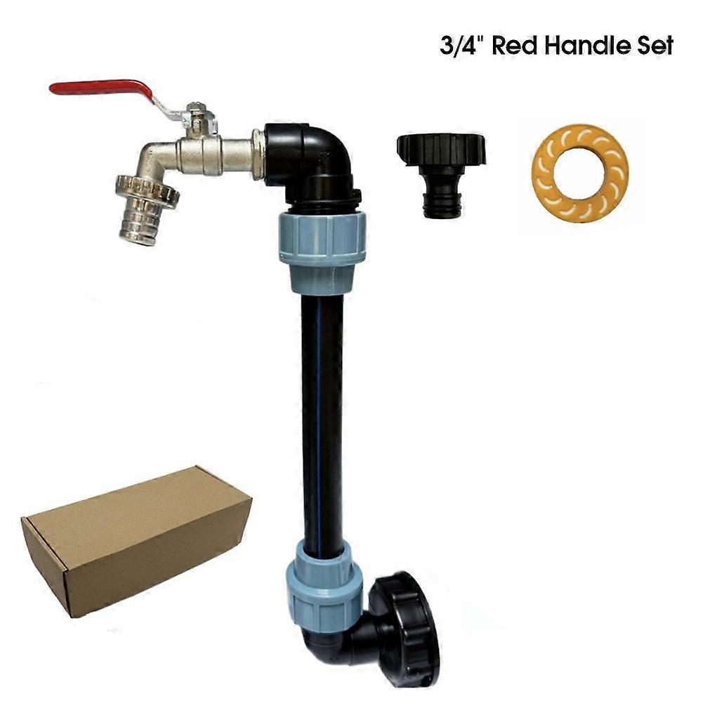 IBC Tank Fitting Set Leak Proof Tool Free Installation Flow Control