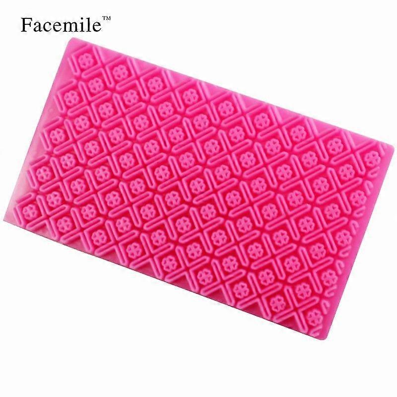 Four-leaf plaid cake decorative mold - 1PC