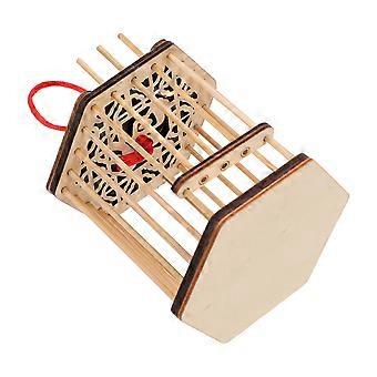 Grasshopper Cage Wooden Transport Cage for Cricket Catching 1Pcs