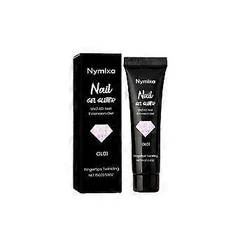 Nymixa Bright Flash Nail Extension Glue - Lightweight, Stable, Easy To Use And Portable - Ideal For Daily Home Nail Extension Use