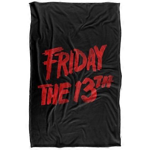 Friday The 13th Logo Blanket