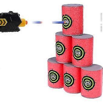 12 målbokser med mykt skum for Nerf Gun Games