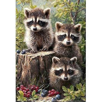 Puzzle for Adults Cute Raccoons Jigsaw Puzzles SQZ1541