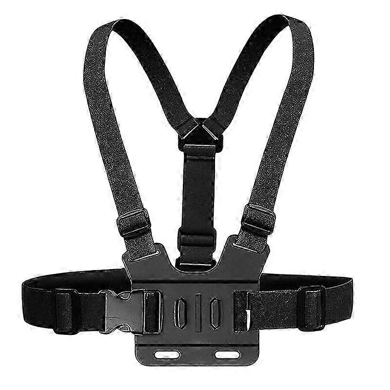 Chest Strap Mount for Action Cameras - Secure & Adjustable Holder