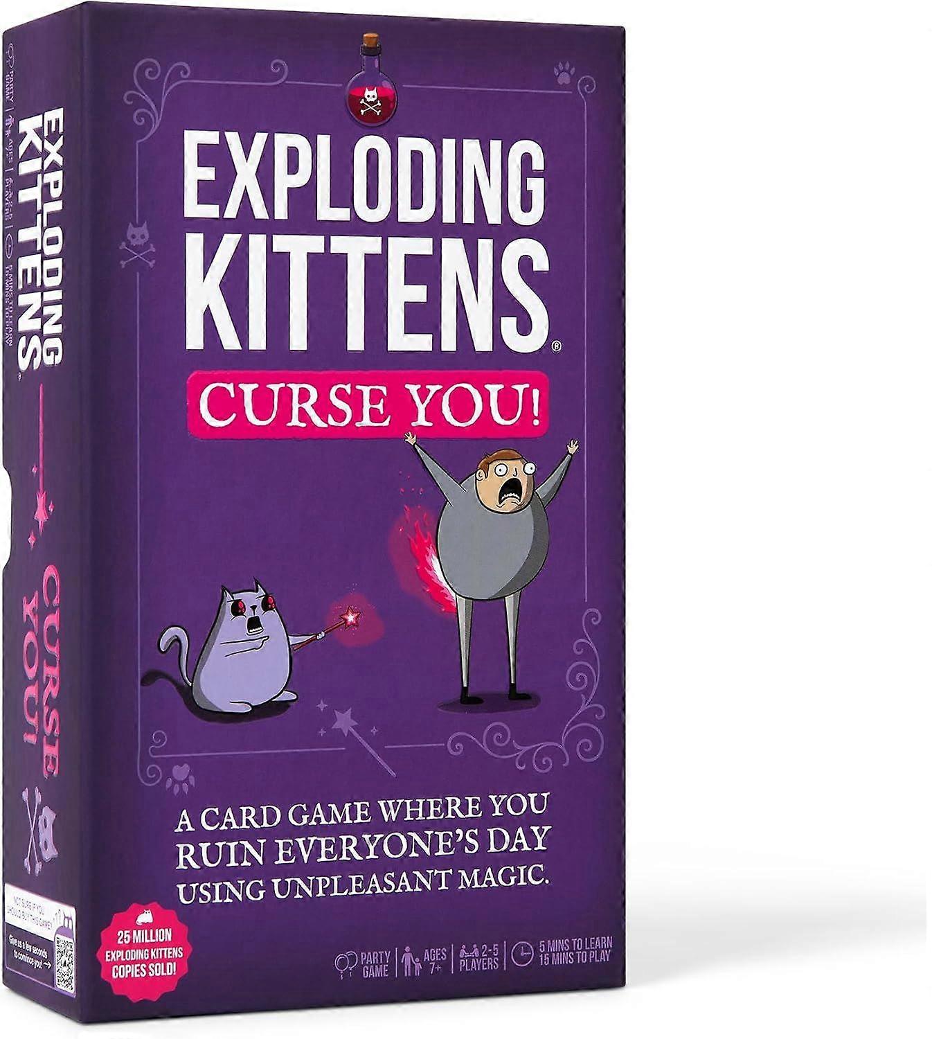 Exploding Kittens Curse You! Card Game