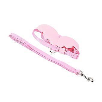 Duck Harness Leash Outdoor Walking Leash Adjustable Harness for Pet Ducks and ChickensPink XS 26-27