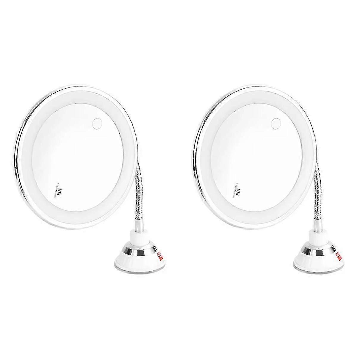 Makeup Mirror with LED Light 10X Magnifying Mirror