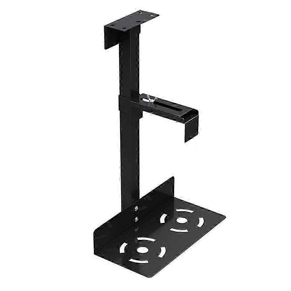 Universal Adjustable PC Case Holder Under Desk Wall Side CPU Stand Computer Mainframe Hanger Host Box Bracket Rack