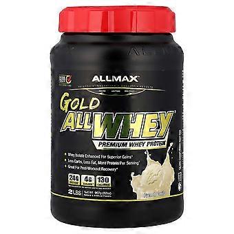 ALLMAX, GOLD ALLWHEY®, Premium Molkenprotein, Französische Vanille, 2 lbs (907 g)