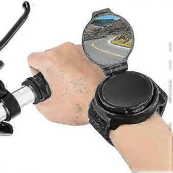 Adjustable Bicycle Wrist Mirror compatible with Mountain Bike Wide Angle Safety