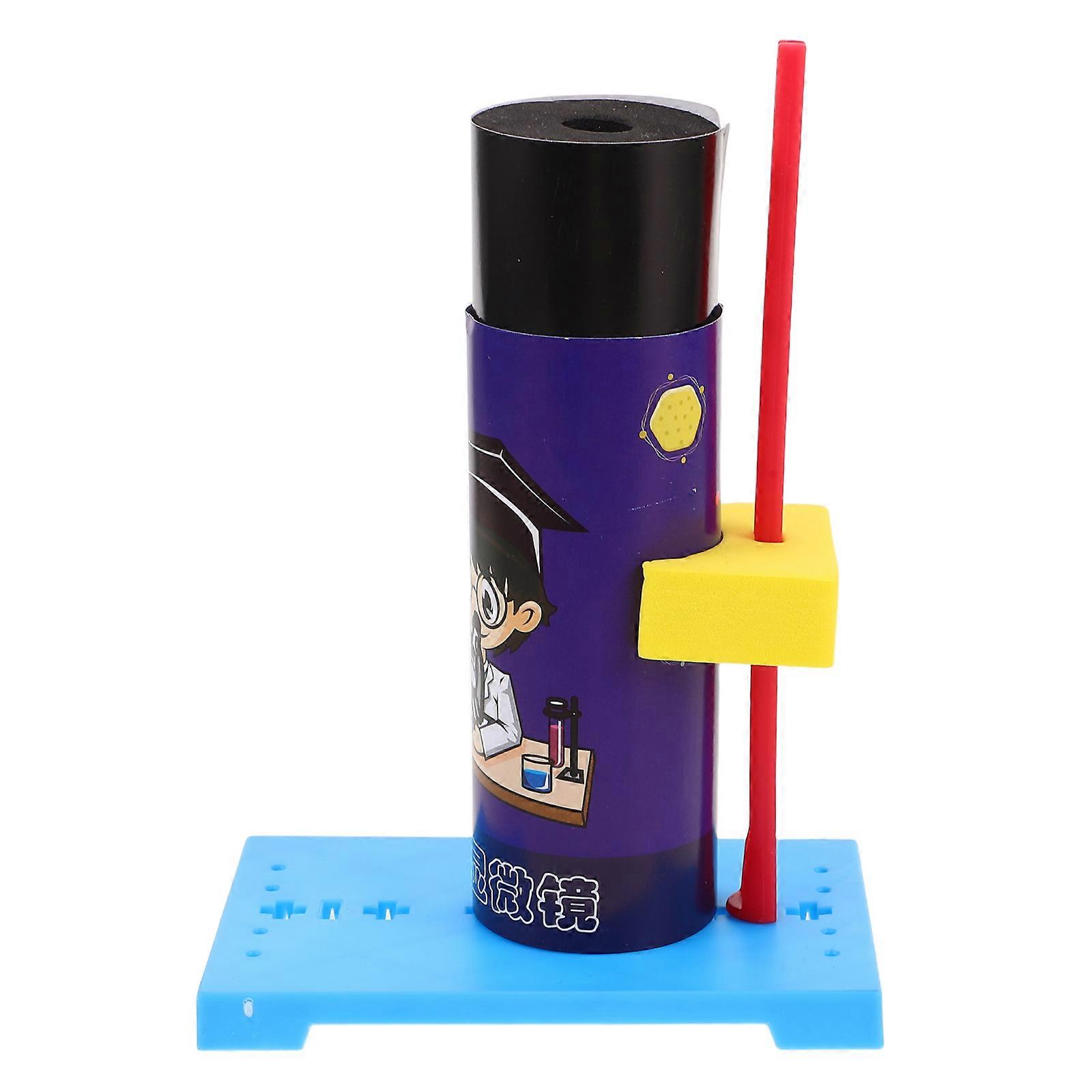 Microscope Beginner DIY Self-Assembly Kit for Science Experiment 1Set