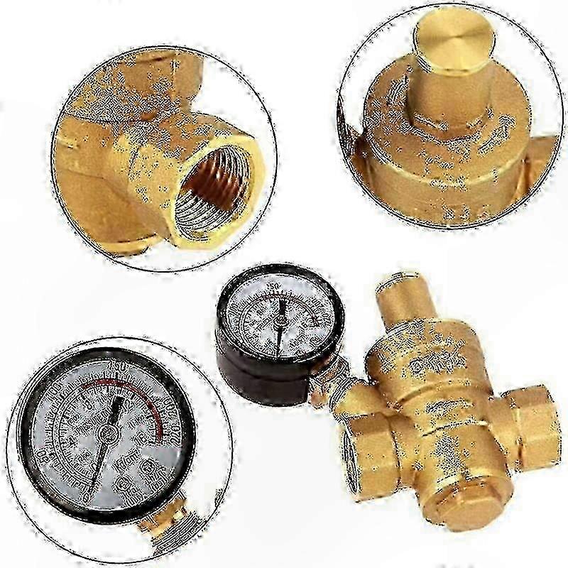 Adjustable Brass Regulator DN15 Plumbing