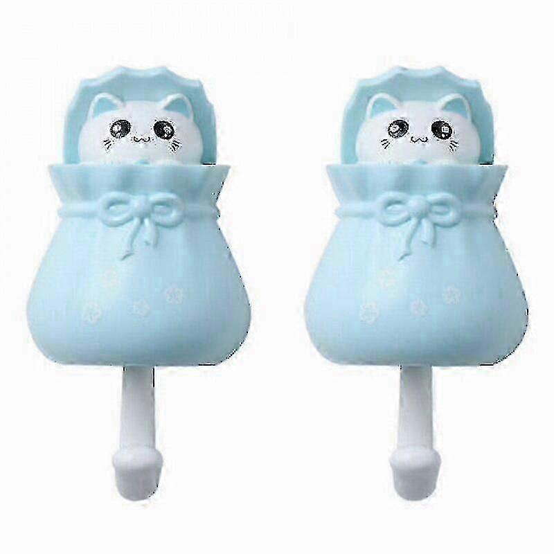 No-Drill Cat Hooks ABS Adhesive