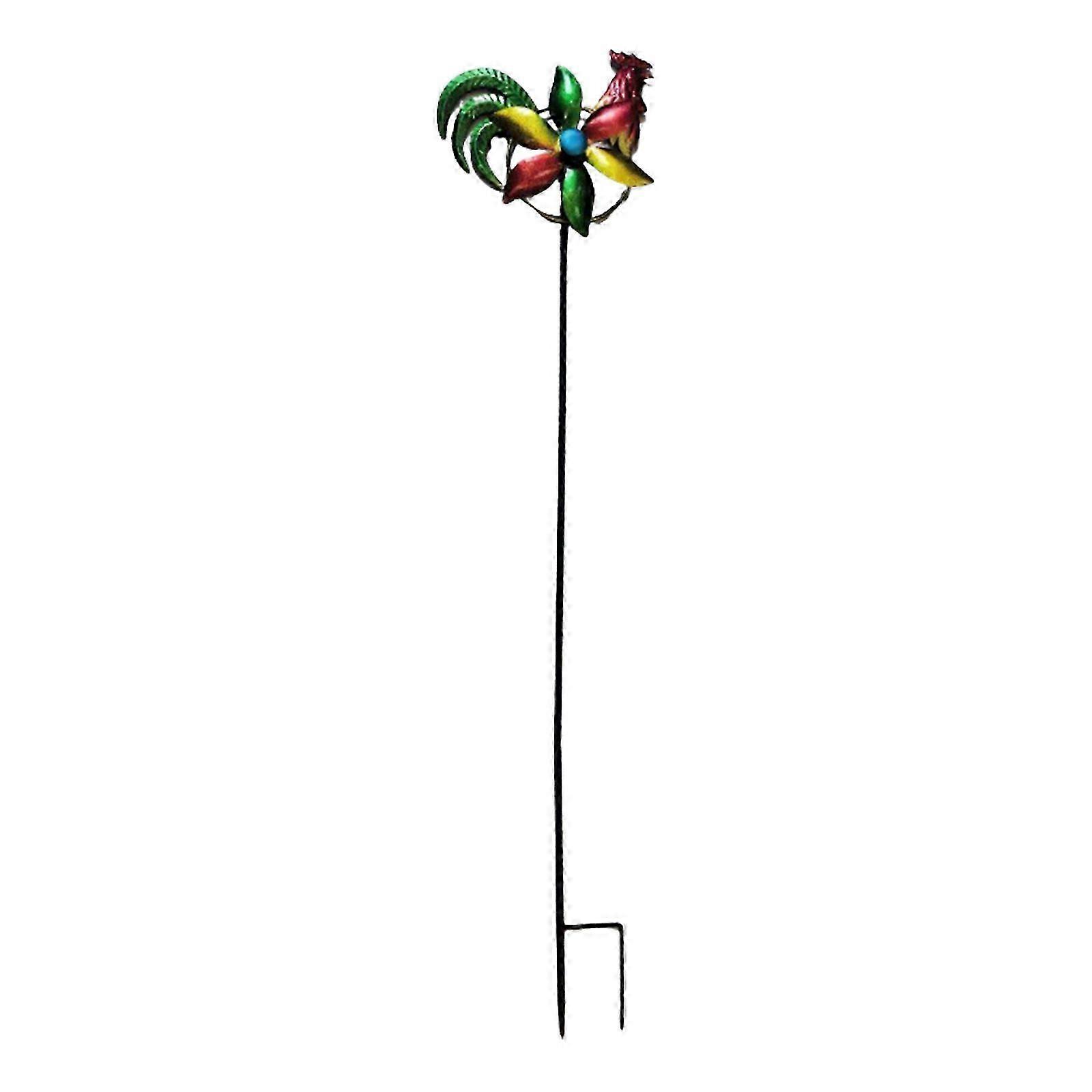 Vibrant Outdoor Wind-Powered Spinner