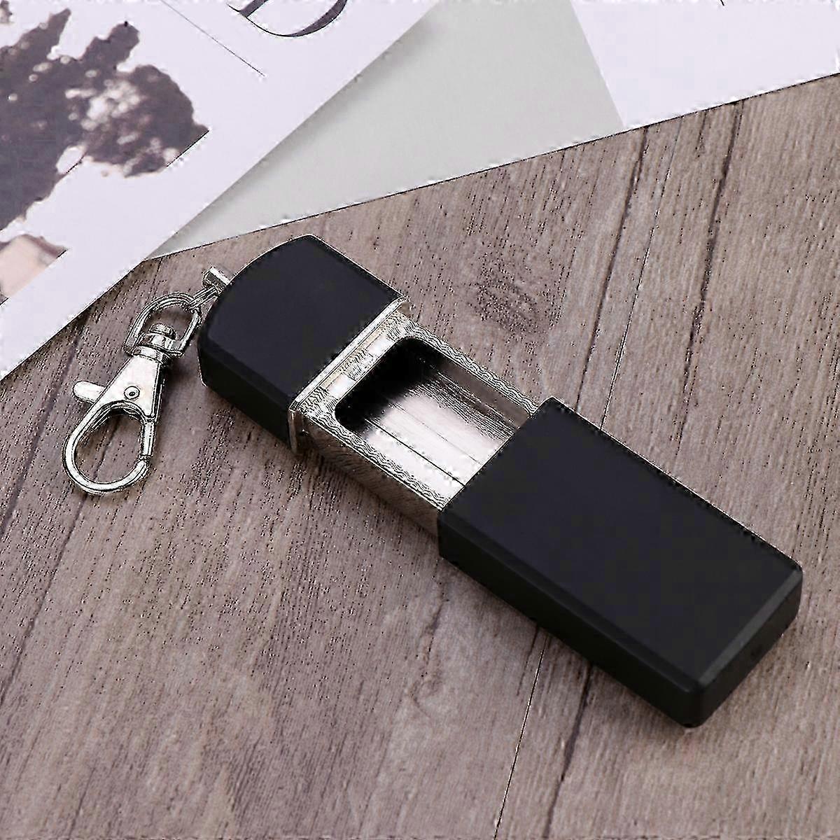 Portable Outdoor Ashtray, Rectangular, Black, 1 Piece