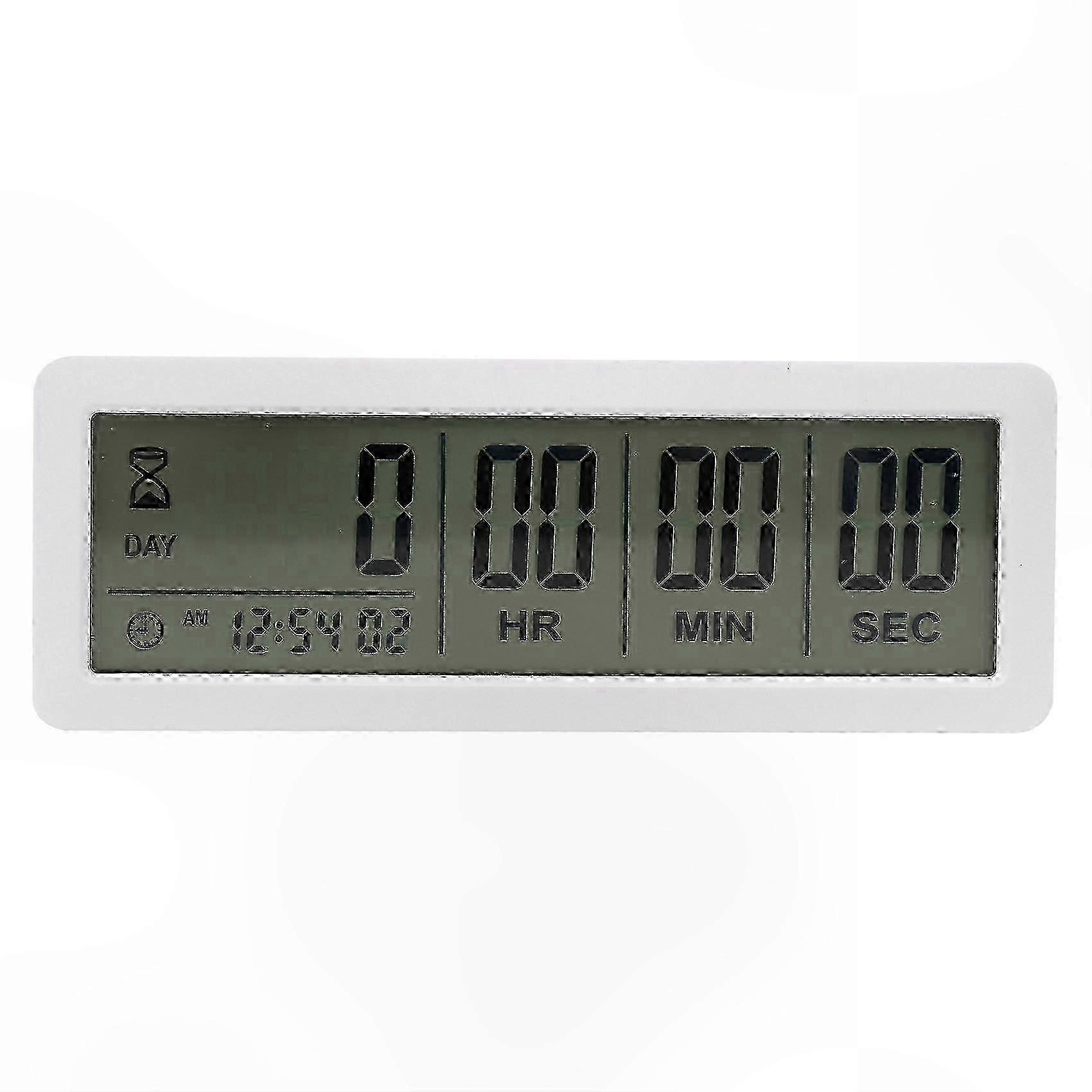 Large Digital Countdown Timer Clock - 999-Day Graduation Lab Kitchen Countdown Timer with Days Display