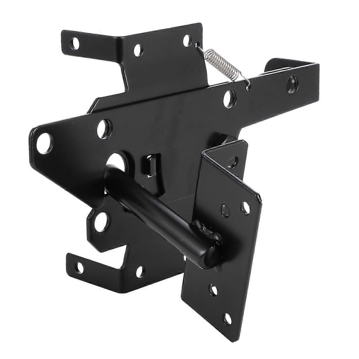 Stainless Steel Gate Latch Automatic Self Locking Two Way Access Post Mount for Left or Right Gates