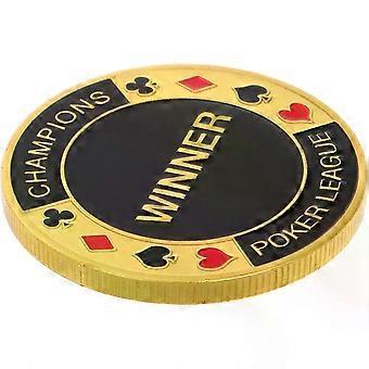 Metal Poker Press Poker Guard for Texas Hold'em Lightweight Portable Collectible Medal for Men and Collectors