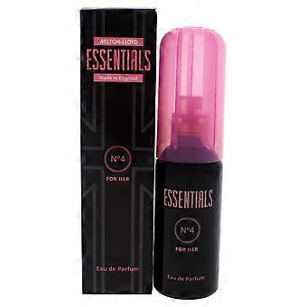 Milton-lloyd Essentials No 4 By Milton-lloyd For Women - 1.7 Oz Edp Spray