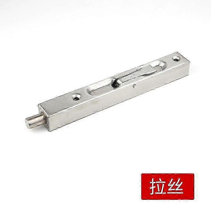 Stainless Steel Concealed Bolt 304 Material 6-Inch Wiredrawing