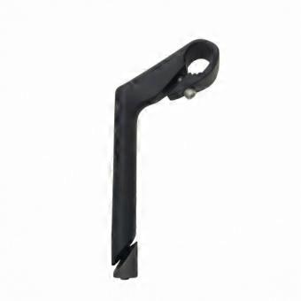 Gooseneck Bike Stems Matte Black Gooseneck Stems Sandblasted for Cyclists,